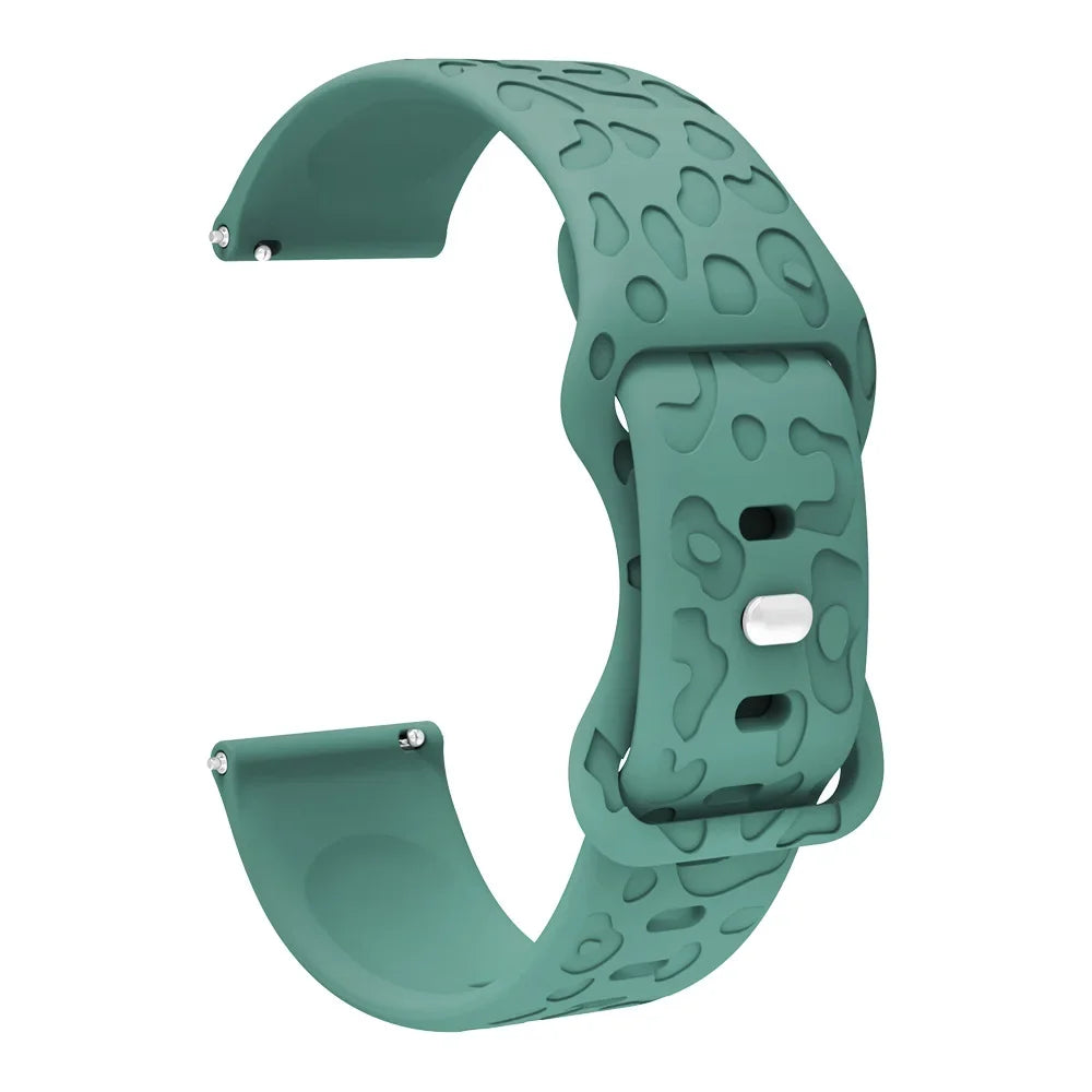 18mm 20mm 22mm Leopard Bracelet for Garmin Venu 3S Band Venu 2S Correa Active 5 Bands Garmin Forerunner 265 Band 265S 255S 255