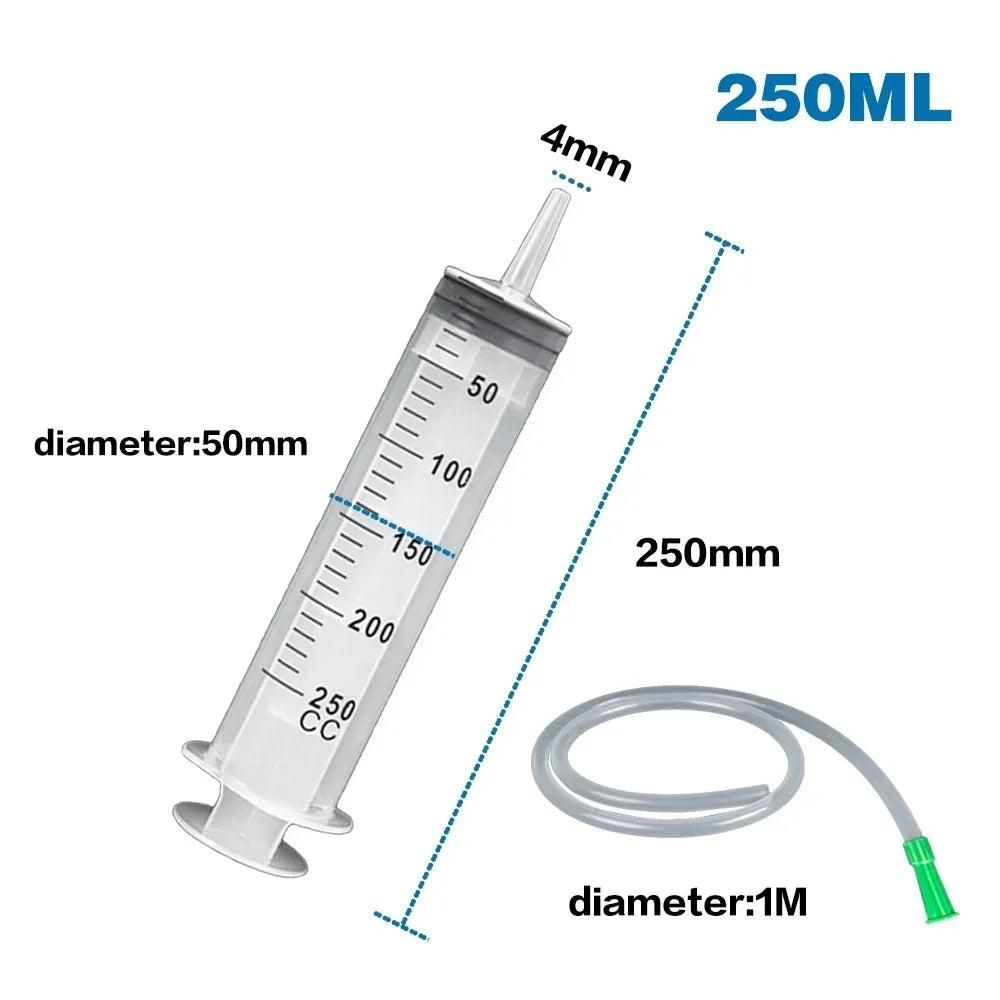 Auto Oil Extractor Tire Vacuum Pump Transfer Kit Car Syringe Set Automotive Duty Heavy Fluid With Durable Hose Agriculture