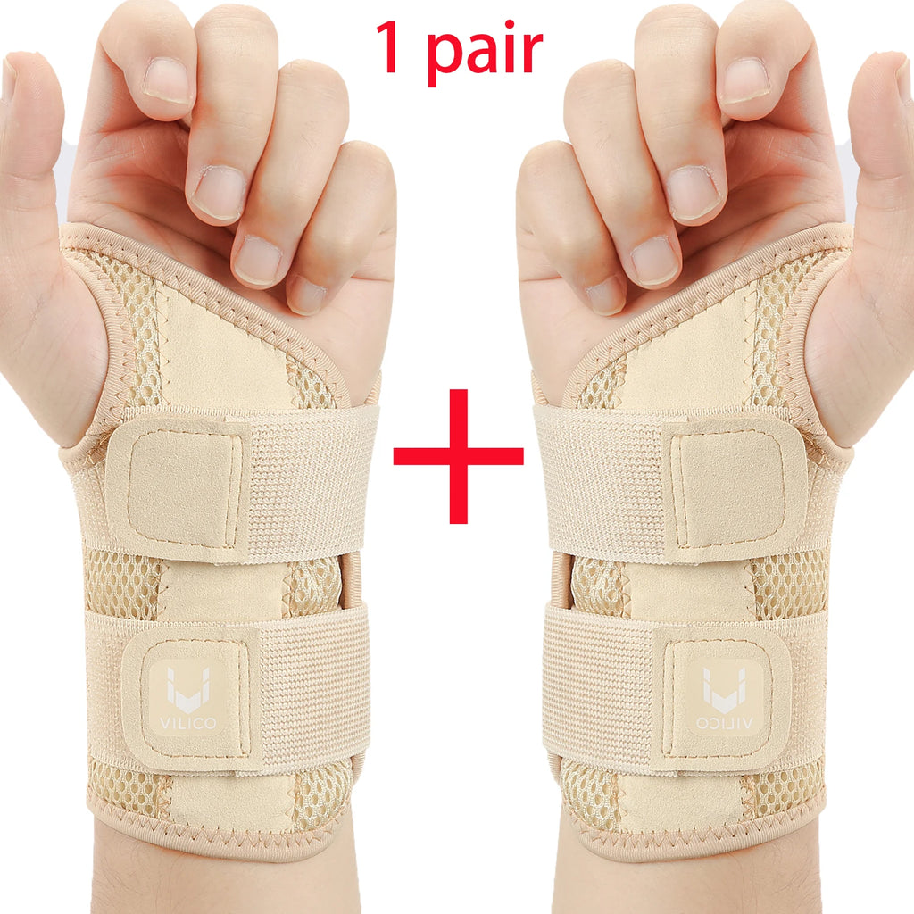 Finger Joint Pain Tendon Sheath Adjustable Dual Strap Wrist Guard with Thin Design Thumb Strain Protection Strap Wrist Guard