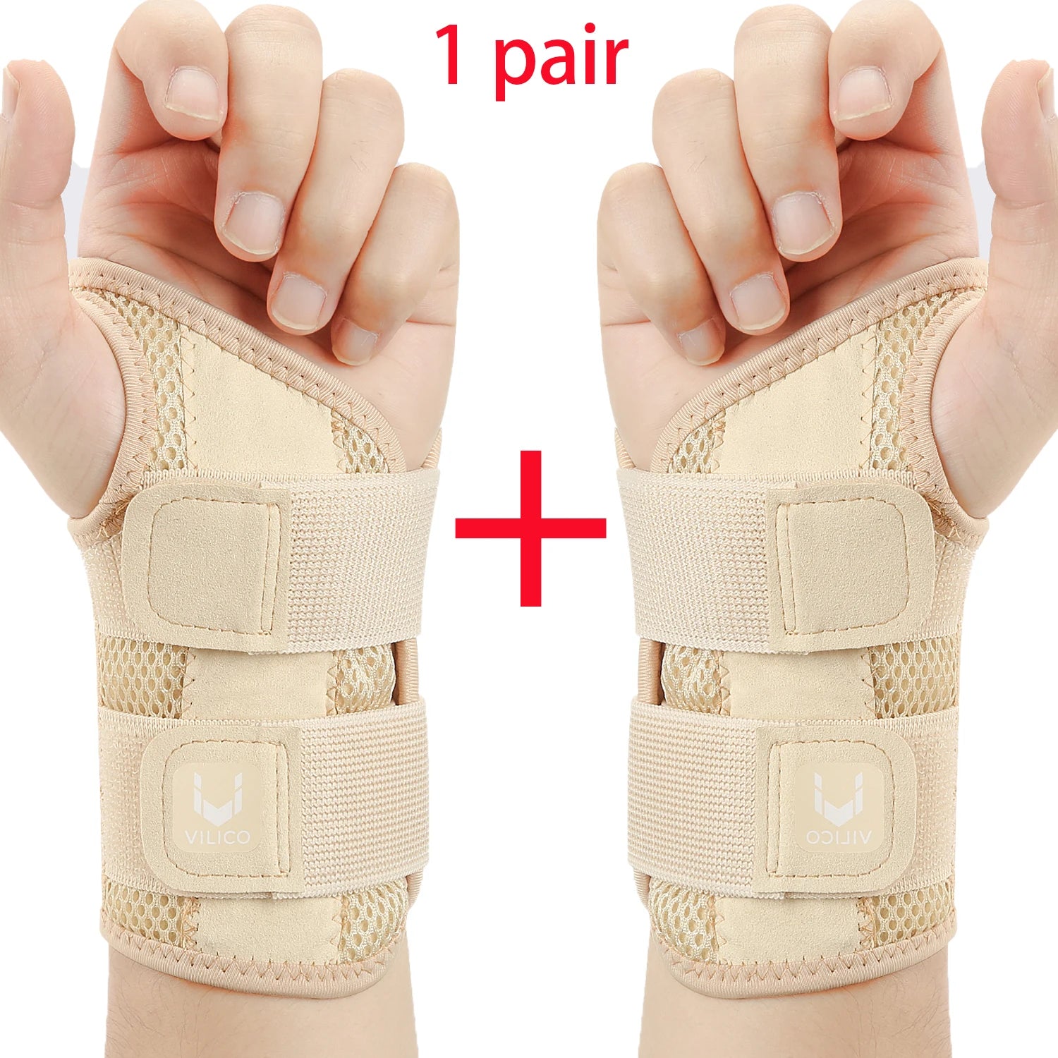 Finger Joint Pain Tendon Sheath Adjustable Dual Strap Wrist Guard with Thin Design Thumb Strain Protection Strap Wrist Guard