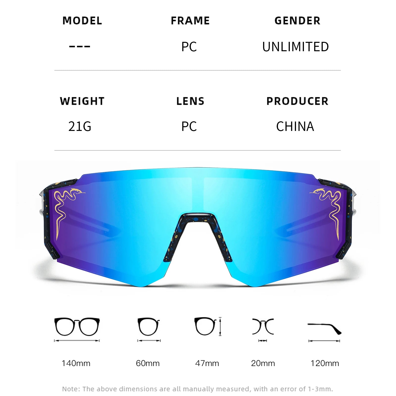 Kids Baseball Sunglasses Sport Cycling Glasses Age 1-8 Children Outdoor Mtb Bike Bicycle Goggles Boys Girls UV400 Eyewear