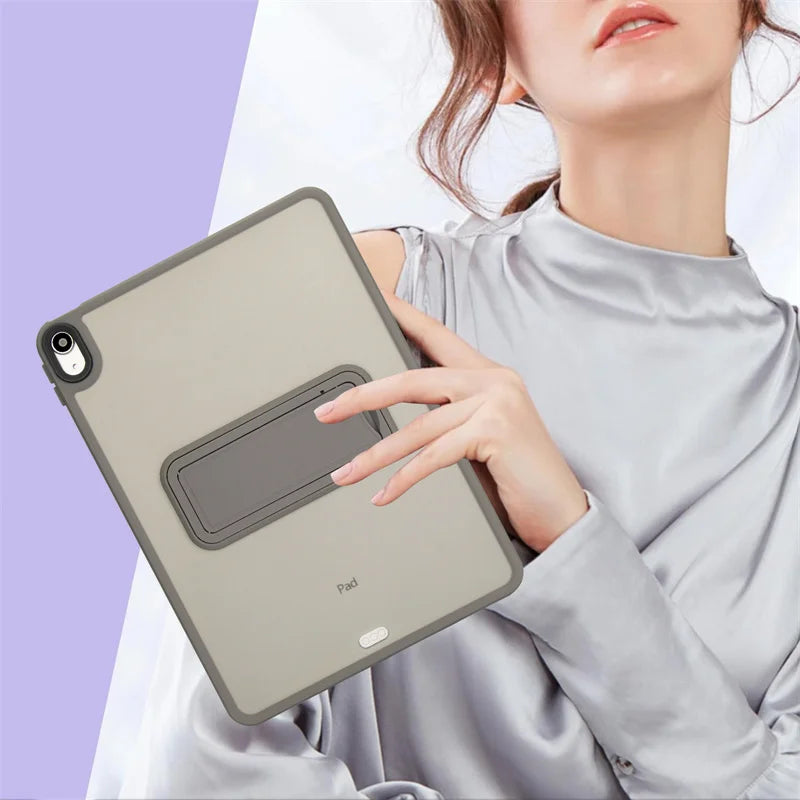 For IPad 5th 6th 9.7" 7th 8th 9th 10.2" Air 4 Air 5 Air 11 A16 11th 2025 Pro11 10th IPad Mini 4 5 6 7 PC+TPU Stand Cover Case