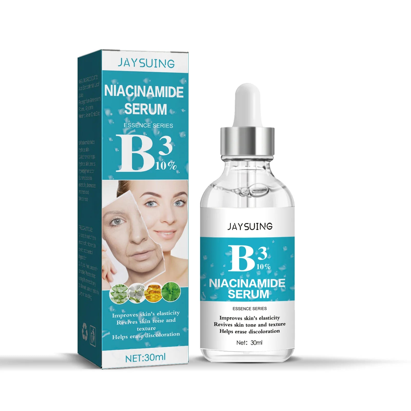 Nicotinamide Anti Wr-inkle Serum Collagen Lifting Firming Fine Lines Repair Face Essence Smooth Skin Care Anti Ag-ing Serum 30ml