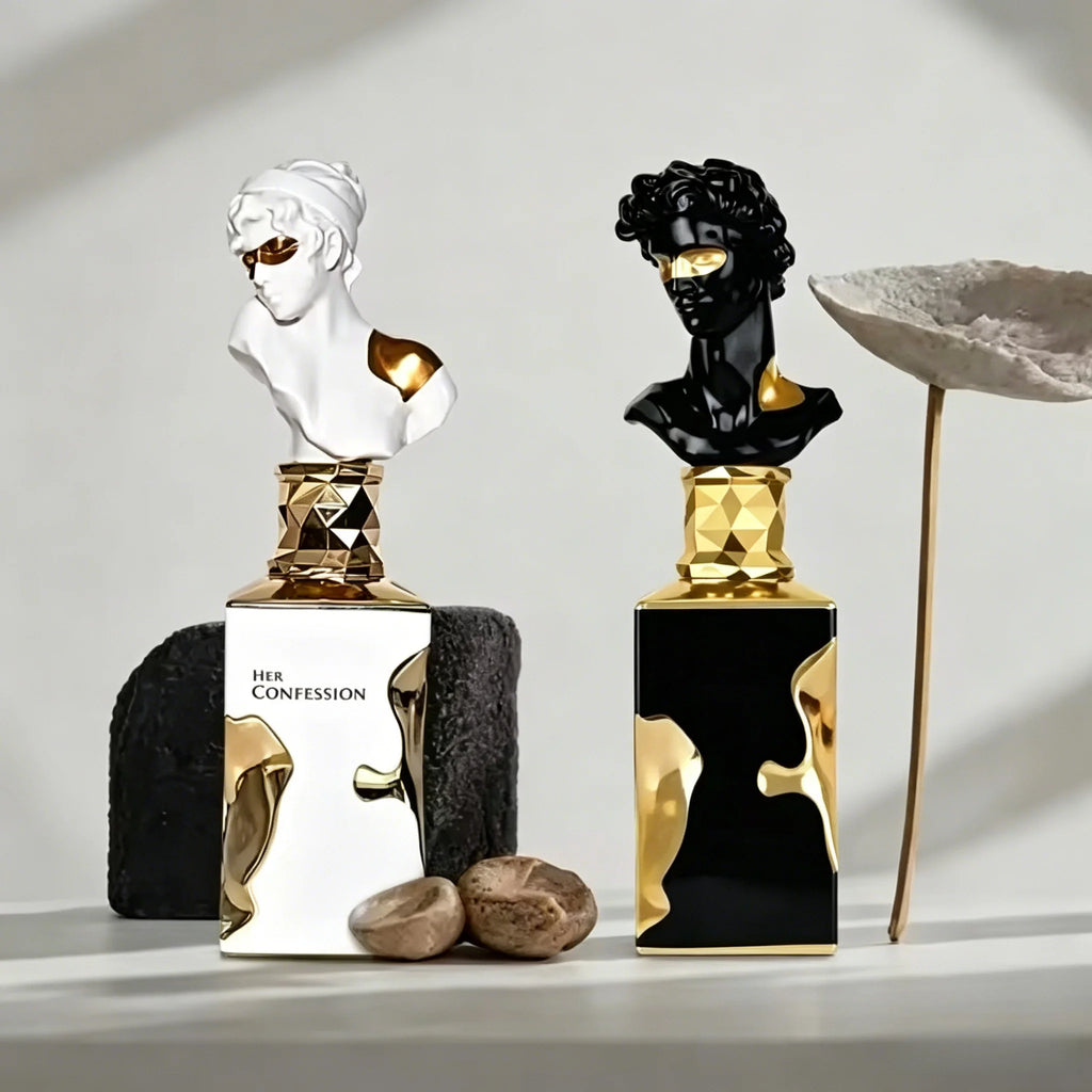 Lattafa Her Confession Unisex Perfume Collection with Two Elegant Long Lasting Oriental and Woody Floral Styles for Daily Wear Gift Use Premium Scent