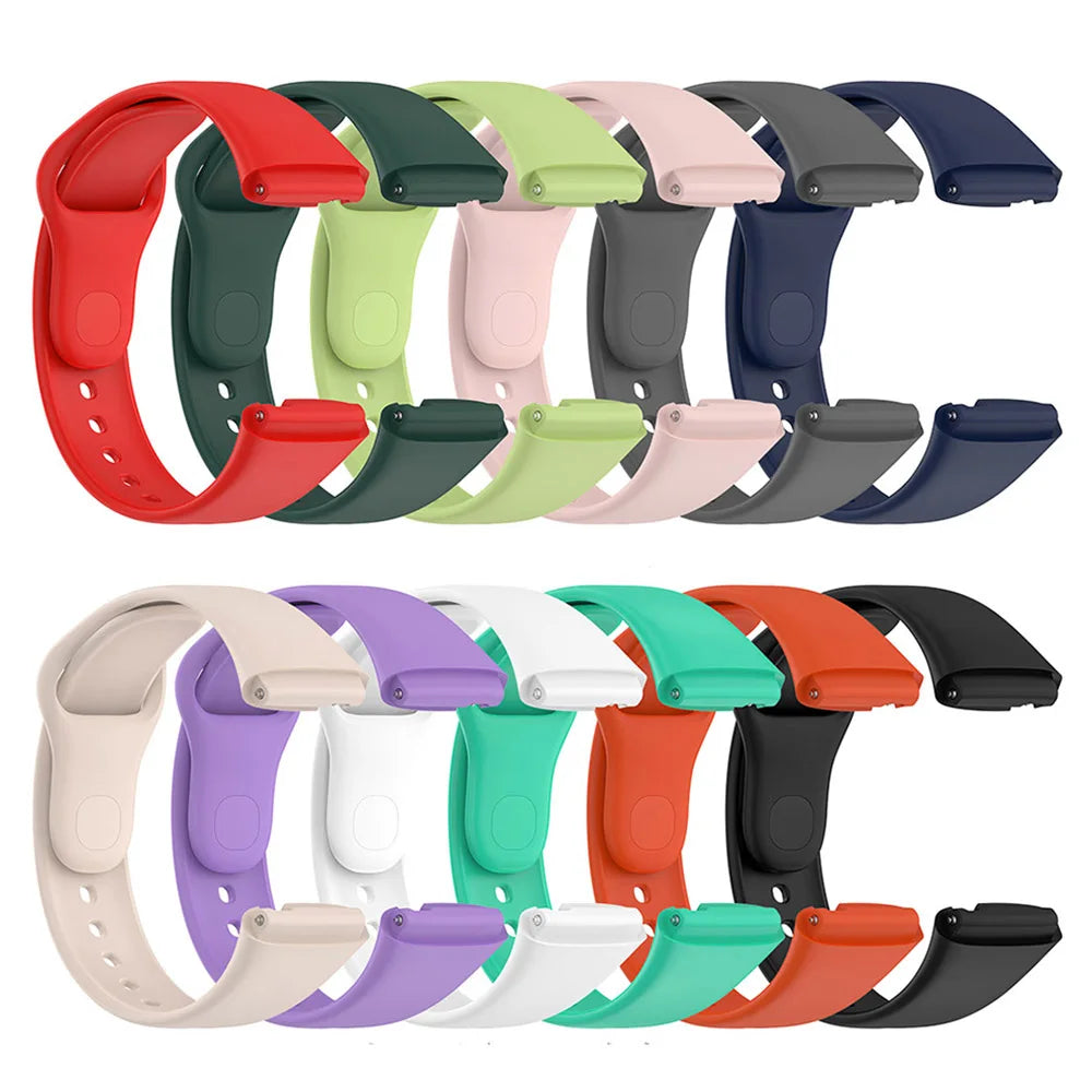 Silicone Strap For Redmi Watch 3 Active/Lite Smart Watch Band + Protective Case Shell