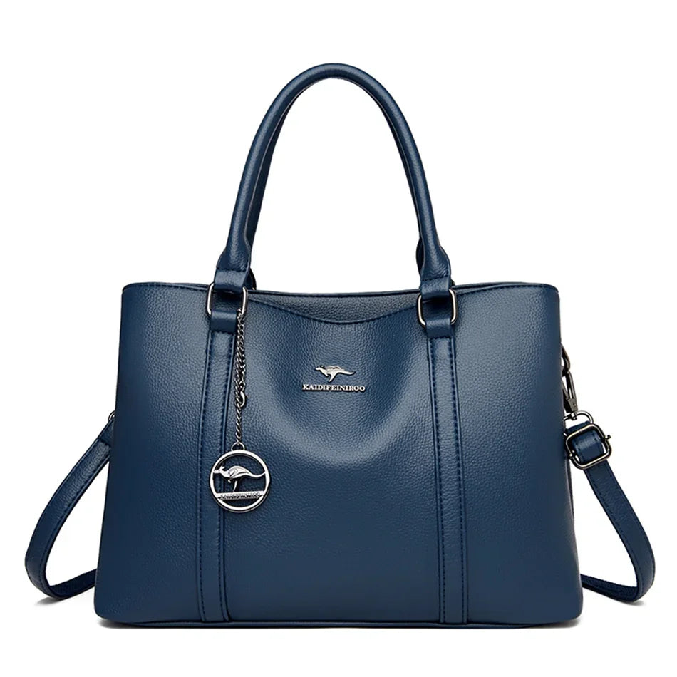 Genuine Brand Luxury Designer Women Bags High Quality Leather Shoulder Crossbody Messenger Tote Bag Large Handbag Purses