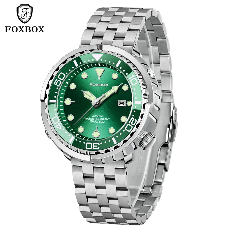 2024 Men Watch Outdoor Sports Quartz Watches Men Waterproof Chronograph Wristwatch Mens Military Clock Man Relogio Masculino
