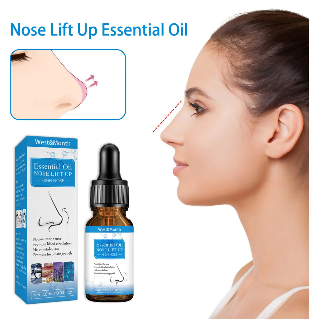 Nose Lifting Essential Oil Lift Up Heighten Rhinoplasty Care Beauty Nose Beautiful Shaping Nosal Bone Remodeling Massage Essence