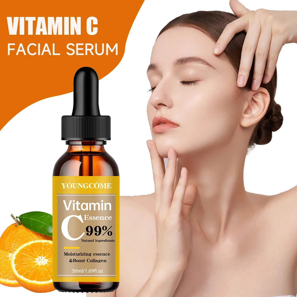 VitaminC Face Whitening Serum Spot Serum Anti Aging Whitening Brightening Dark Spots Freckle Remove Healsdryskin Hyaluronic Acid