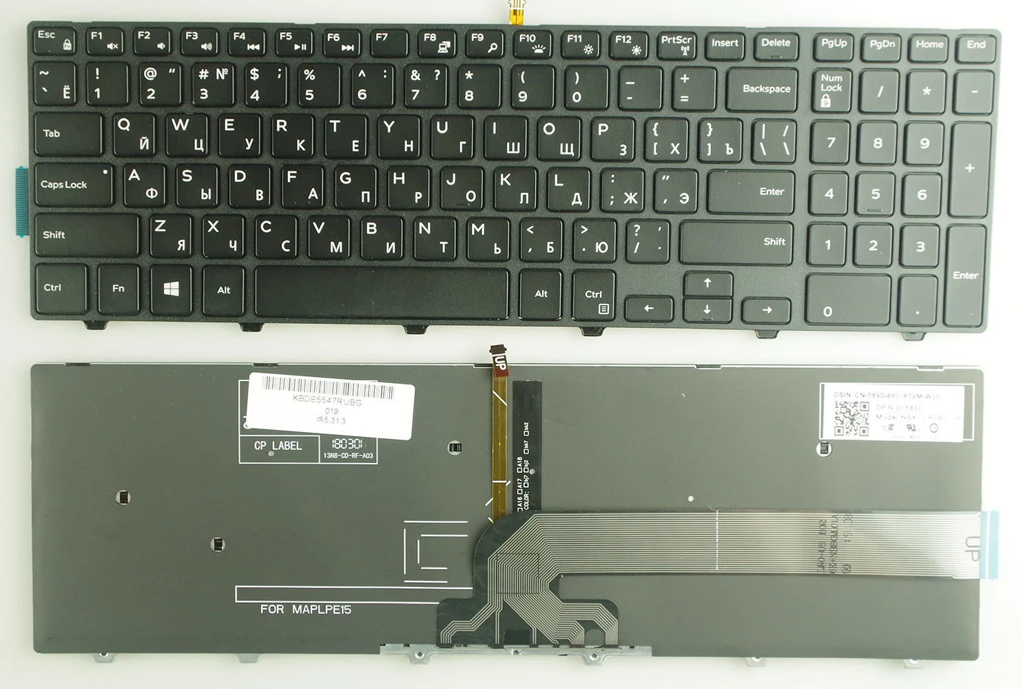 US/UK/SP keyboard For Dell Inspiron 15 3000 5000 3541 3542 3543 5542 3550 3560 3551 3552 3559 3565 3567 3558 5545 5547 5566 5748