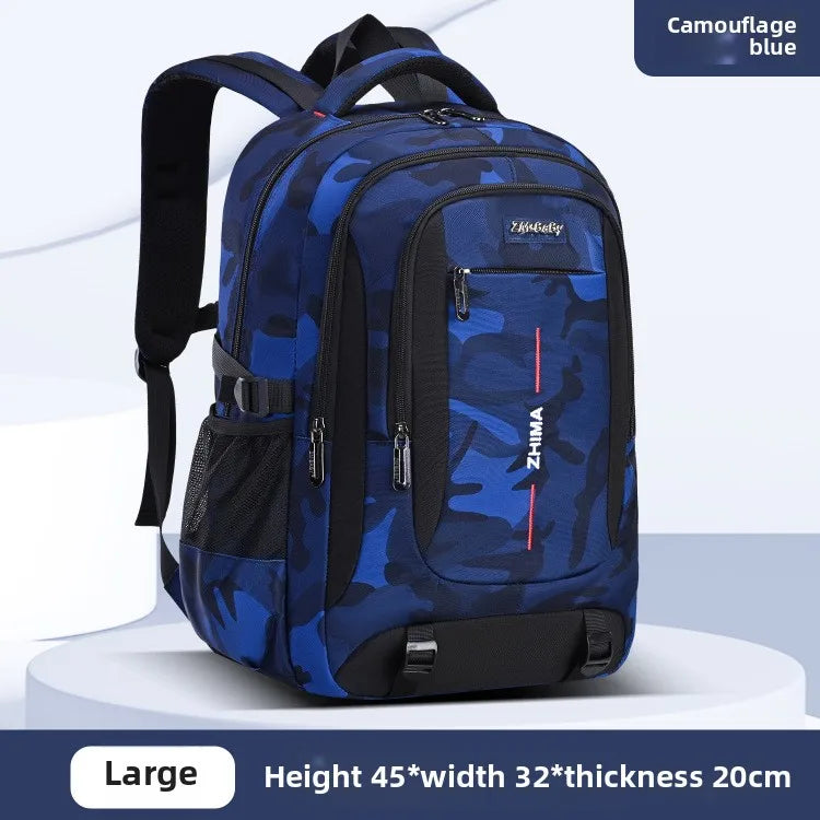 3pcs/set Male Backpacks High School Bags for Women 2026 Boys One Shoulder Big Student Travel Bag Men School Backpack Mochila