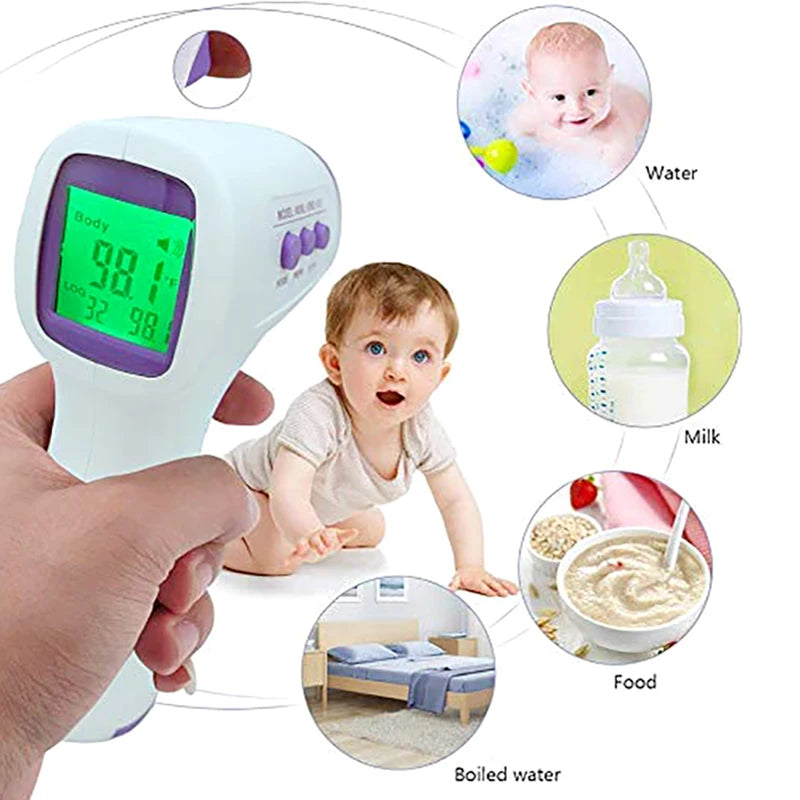 Medical Temperature Infrared Thermometer Forehead Digital Non-contact Thermomete LED Display Fever Measure Tool For Baby Adult