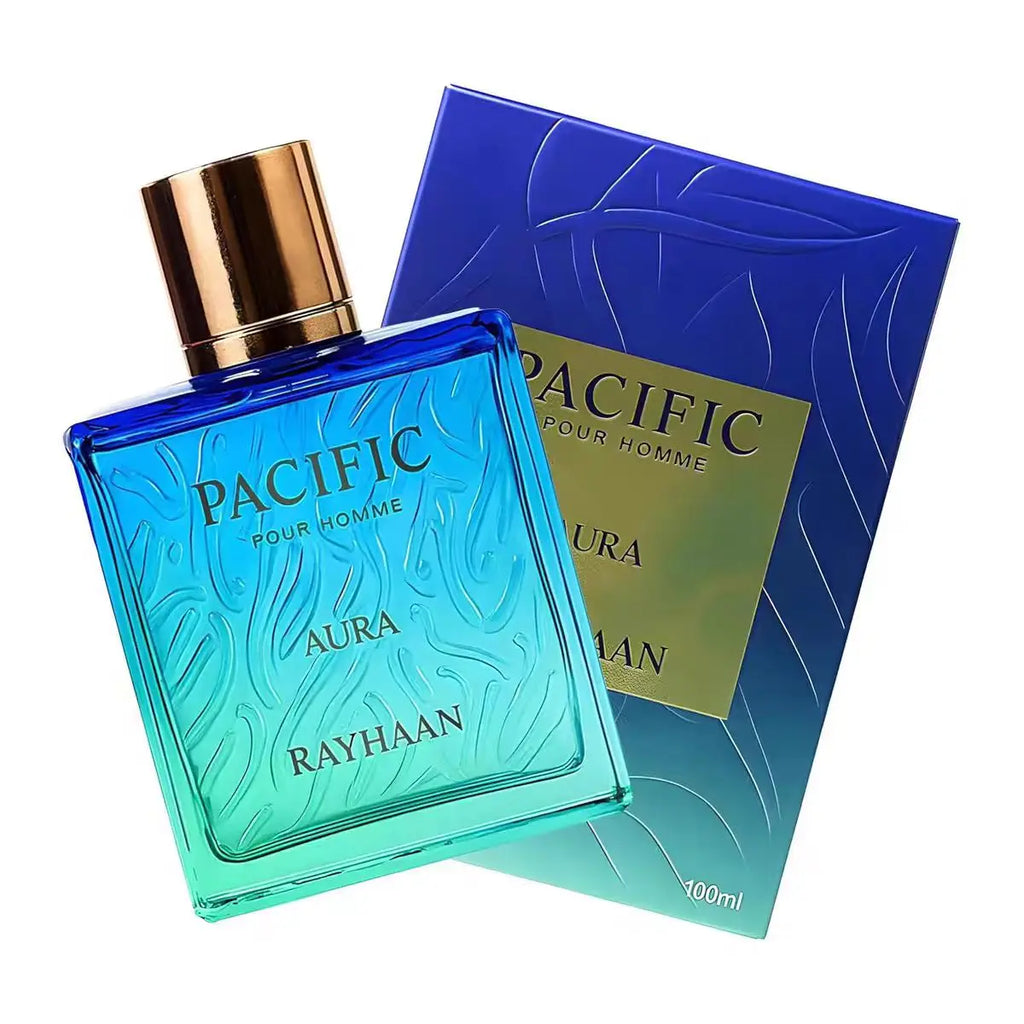 Rayhaan Pacific Halo Men's perfume has a clear ocean flavor, clean and transparent like the sea breeze, and the bottle body has a sense of summer holiday atmosphere