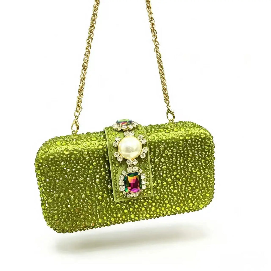 Crystal Shiny Diamond Evening Clutch Purse Wedding Party Banquet Bag Luxury Design Glitter Women Handbag Shoulder Crossbody Bag