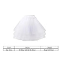 Women Elastic High Waist Ballet Sweet  Tutu Skirt Satin Bowknot Mesh Tulle Fluffy Petticoat Dress Underskirt