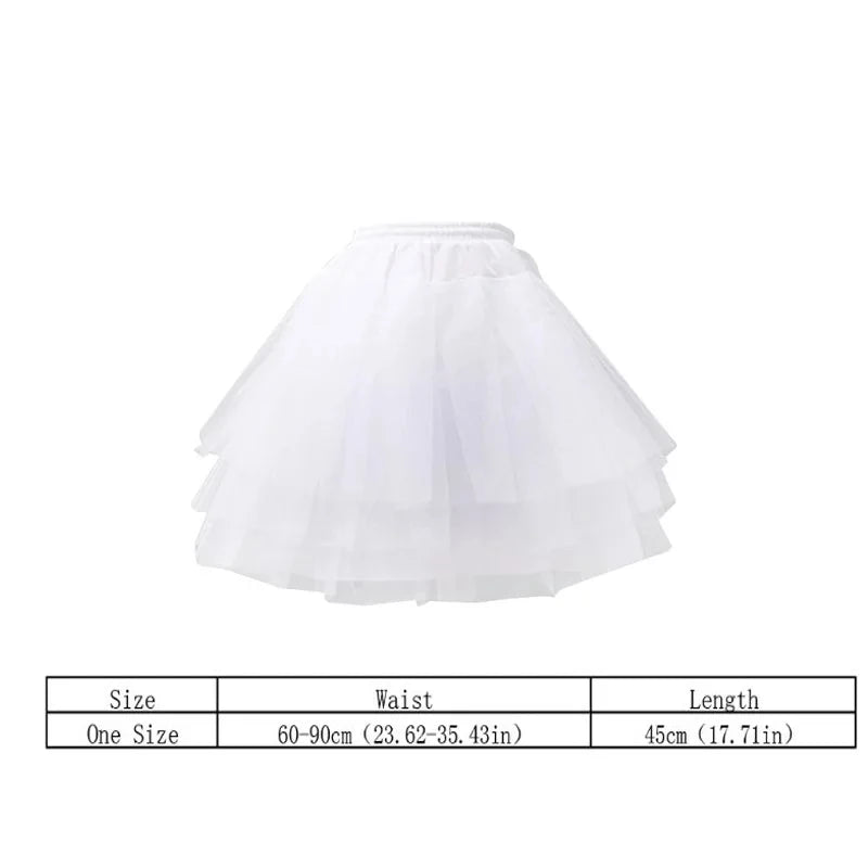Women Elastic High Waist Ballet Sweet  Tutu Skirt Satin Bowknot Mesh Tulle Fluffy Petticoat Dress Underskirt