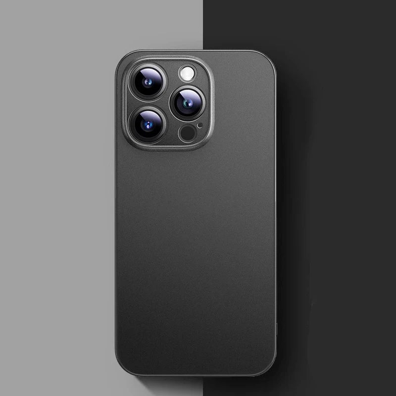 0.3mm Ultra Thin Matte Case For iPhone 16 15 14 13 12 mini 11 Pro XS Max X XR 7 8 Plus 16e Translucent Hard Frosted Cover Fundas