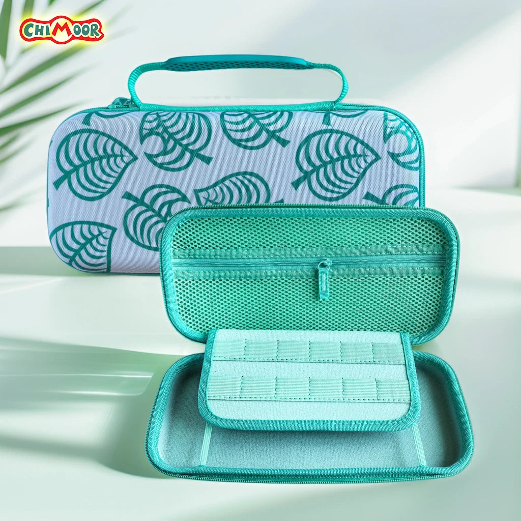 Carrying Case Kit For Switch 2, Protective Portable Hard Shell Storage Bag for NS2 Animal Crossing Console, Ravel Case for NS 2
