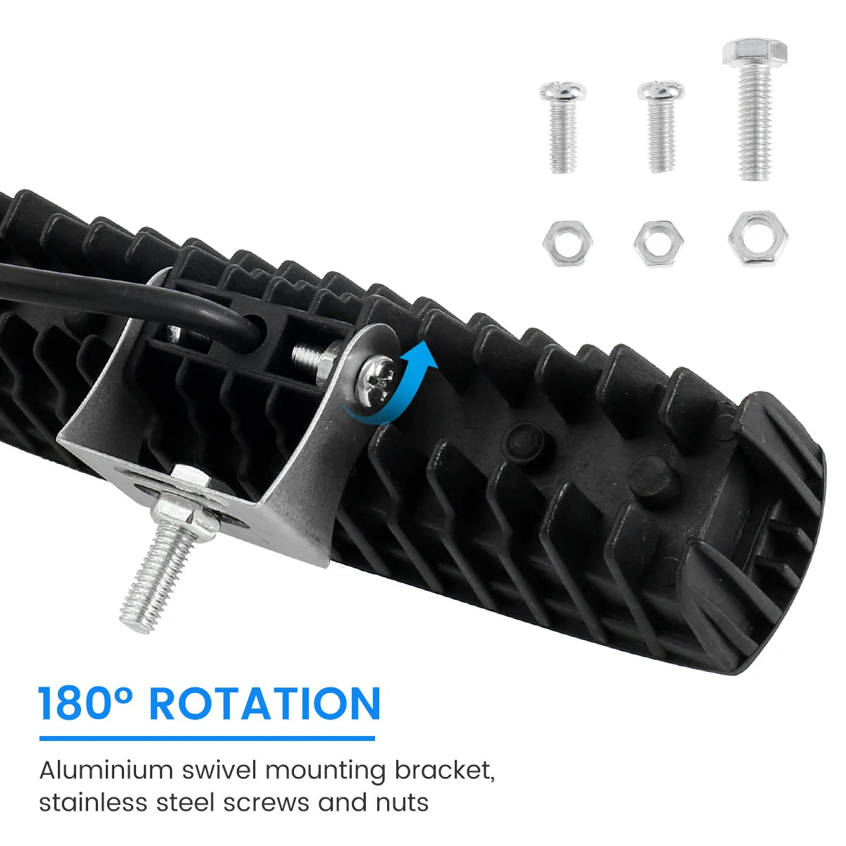 1/2PCS 12V Car LED Light Bar 18W 6000K Super Bright Car LED Work Light IP67 Waterproof Flood Spot Light White Off Road Head