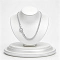 S925 silver clover thread lock bow necklace suitable for women's daily wear DIY exquisite jewelry gifts