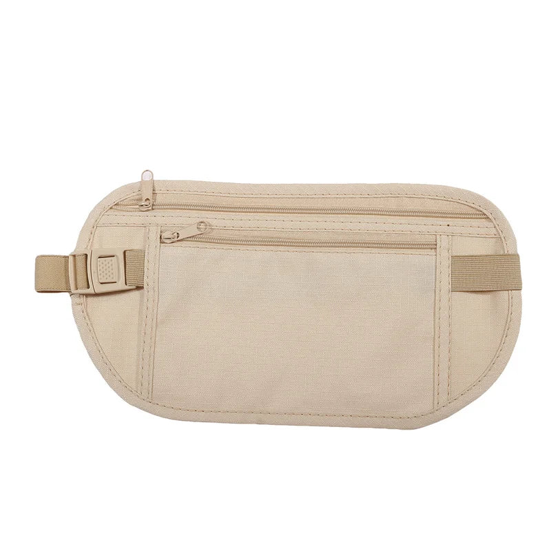 1pc Sport Running Wais Bag Invisible Travel Waist Packs Pouch For Passport Money Belt Bag Hidden Security Wallet Gift Pack