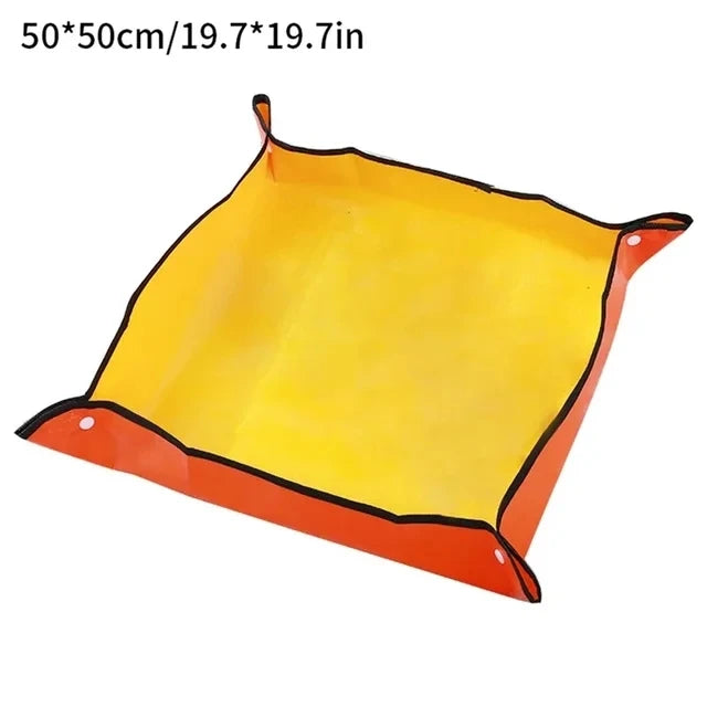 Plant regeneration mat Waterproof transplant mat Portable square foldable and easy to clean succulent transplant mat