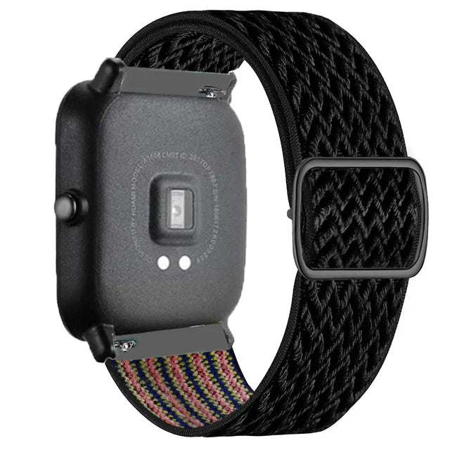 20mm/22mm Band For Amazfit GTS 4/2/GTS2 Mini/GTR/4/3/Pro/GTR2 Nylon Elastic Watch Bracelet Amazfit Bip 6 5/Active 2/Helio Strap