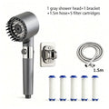 New Ion Drop Shower Head, Portable Filter Shower, Turbo Pressure, Multi Spray Modes, On/Off Switch & Built-in Filter