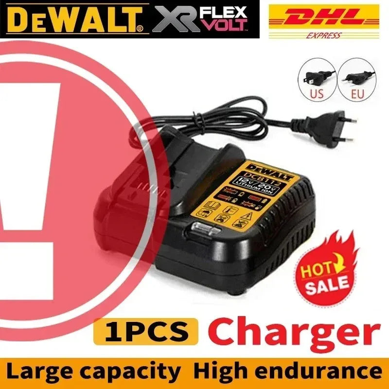 Original for DEWALT 20V/60V battery DCB606 DCB609 DCB182 DCB205 DCB206 DCB209 power tool 18V battery 6Ah 9Ah battery.