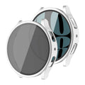 Tempered Glass+Cover for Samsung Galaxy watch 6/7 Case 44mm 40mm PC Anti-Spy Shockproof Overall Protective Cover Galaxy watch 6