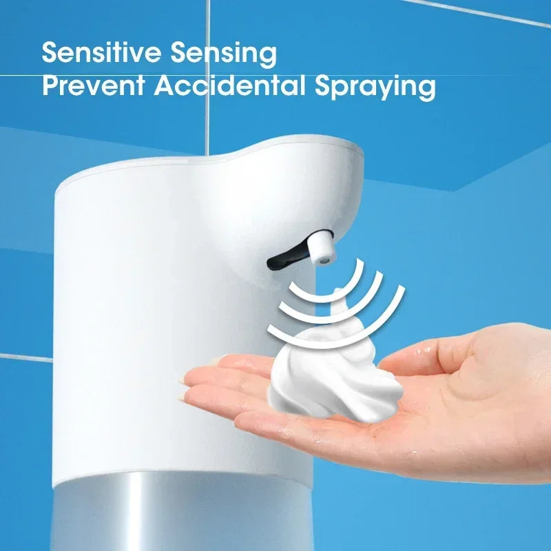 Automatic Sensor Foam Dispenser Touchless Type-C Charging Capacity Smart Liquid Soap Dispenser Infrared Sensor Soap Dispenser