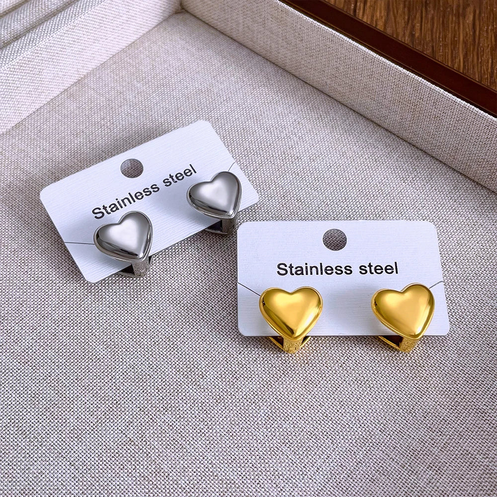 316l Stainless Steel Vintage-Inspired Waterproof Stud Earrings Personalized Charm Fashion Jewelry Accessories Bijoux Gift