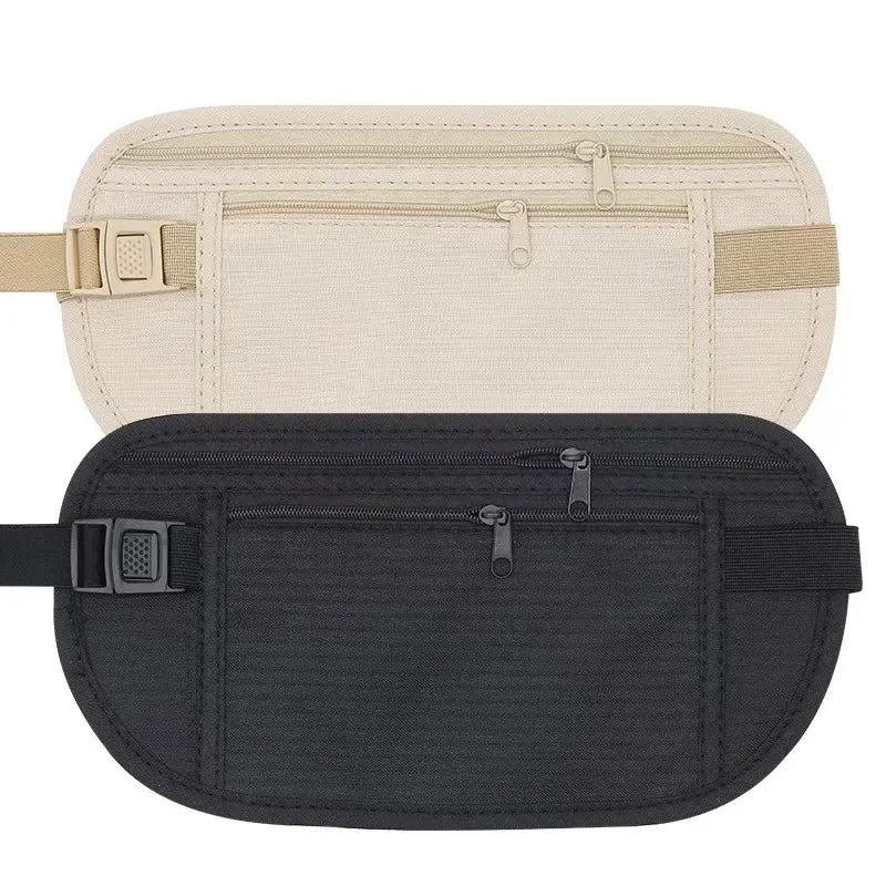 1pc Sport Running Wais Bag Invisible Travel Waist Packs Pouch For Passport Money Belt Bag Hidden Security Wallet Gift Pack