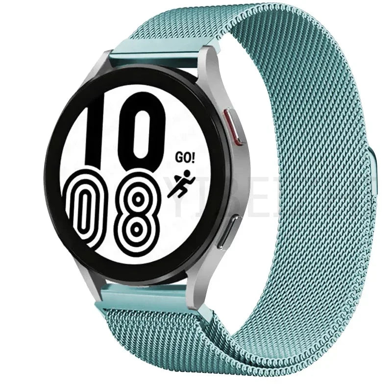 Milanese Loop band For Samsung Galaxy watch 6 5 4 classic Metal strap 20mm 22mm bracelet huawei gt/Amazfit GTS 4/GTR 2e/Bip 3-5