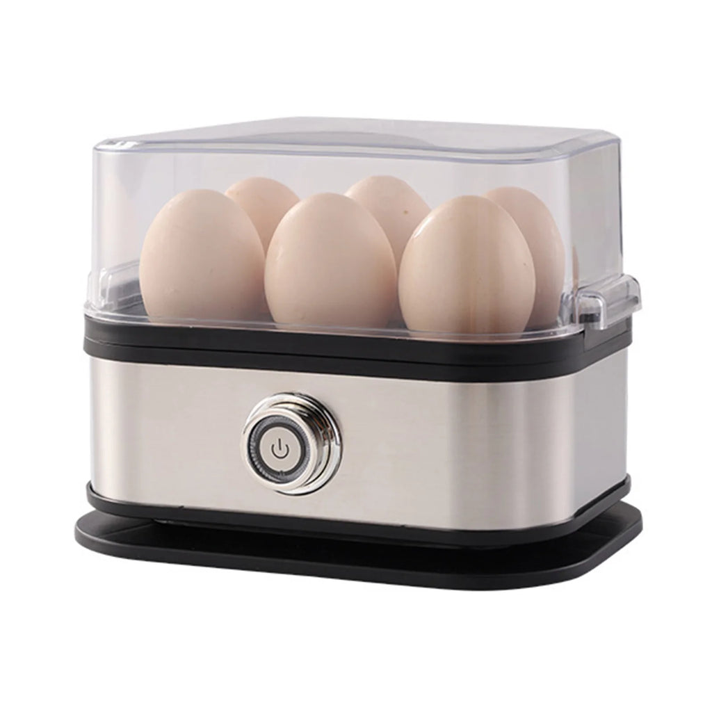Electric Egg Cooker with Auto Shut-Off Food Steamer 6-Egg Capacity Egg Poacher for Hard Boiled Eggs