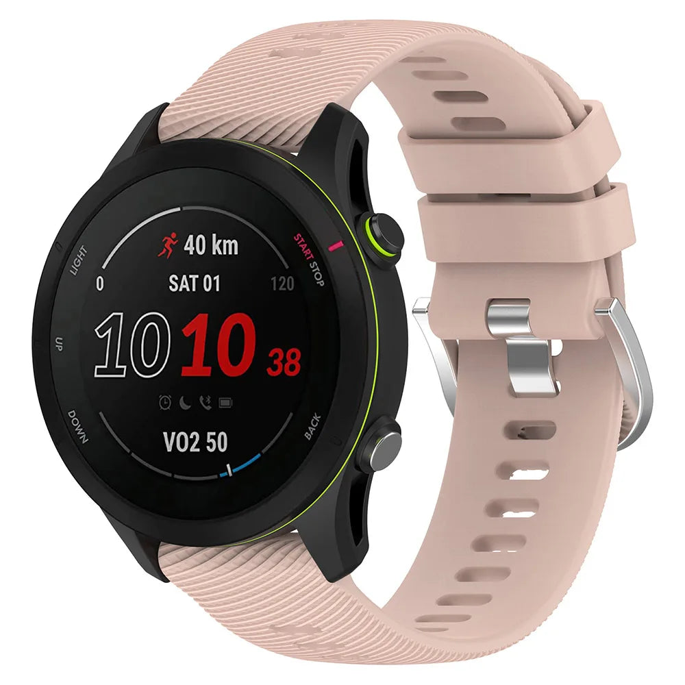 For Garmin Forerunner 255 255S 265S 265 Silicone Bracelet Strap for Garmin Vivoactive 4 4S Venu 2 3S Smart Watch Band