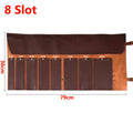 8 9 11 Slot Portable Kitchen Knife Roll Bag Foldable Camping Picnic Carry Case Chef Cooking Knife Storage Pocket Organizer Tools
