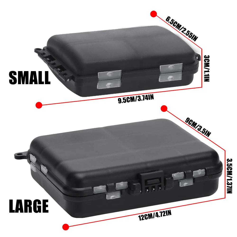 Fishing Tackle Bait Storage Boxes, Portable Double-Sided Lure Hook Organizer, Mini Utility Lures Fishing Box