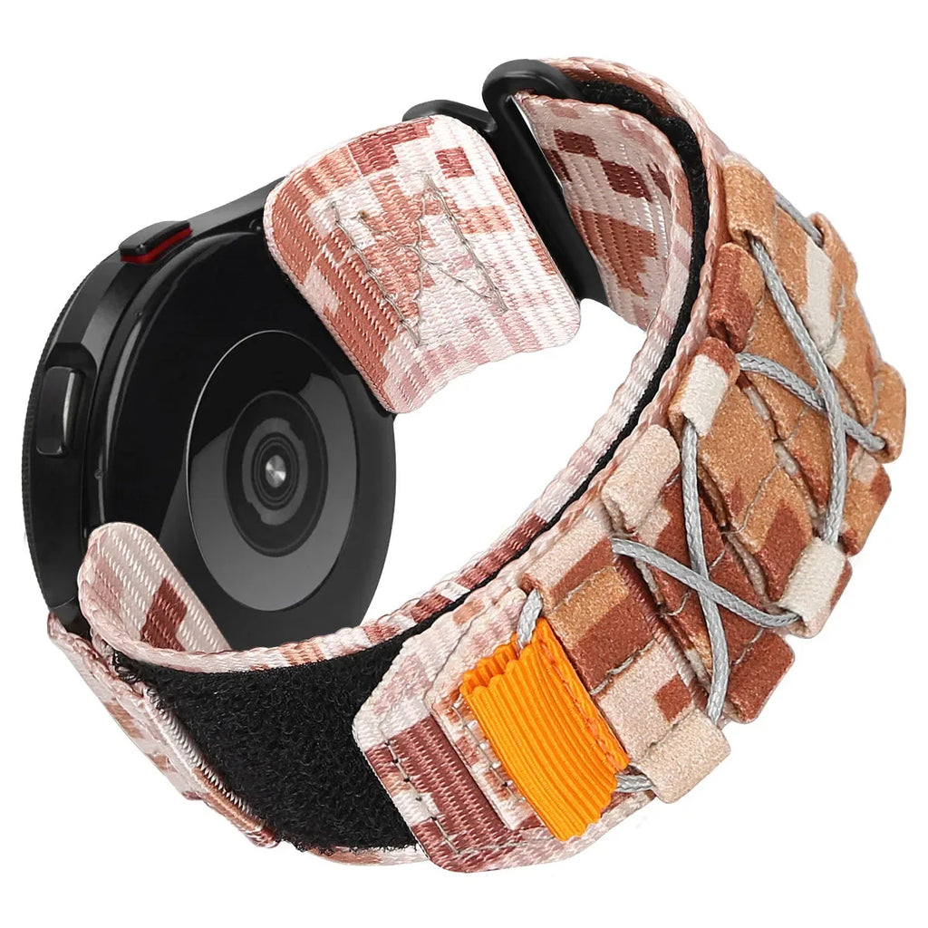 20mm 22mm Nylon Strap for Samsung Galaxy Watch 5 Pro Watchband for Galaxy Watch 7 6 40 44mm Watch 4 42 46mm ReplacementWristband