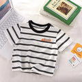 Kids' Striped Short-Sleeve T-Shirt – Eight Styles