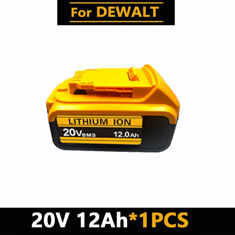 20V MAX XR Lithium Battery Pack For DeWalt Power Tools Replacement Battery Compatible DCB200 DCB205 8.0Ah Rechargeable Battery