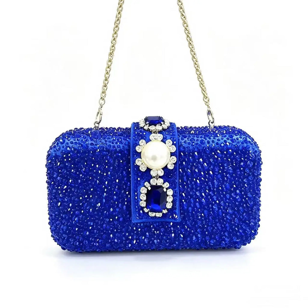 Crystal Shiny Diamond Evening Clutch Purse Wedding Party Banquet Bag Luxury Design Glitter Women Handbag Shoulder Crossbody Bag