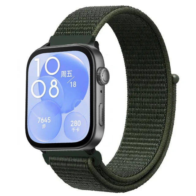 Nylon Loop Strap For Huawei Watch Fit 5/4/3 Sport Breathable Replacement Bracelet Wristband Huawei Watch Fit 4 5 Pro Accessories