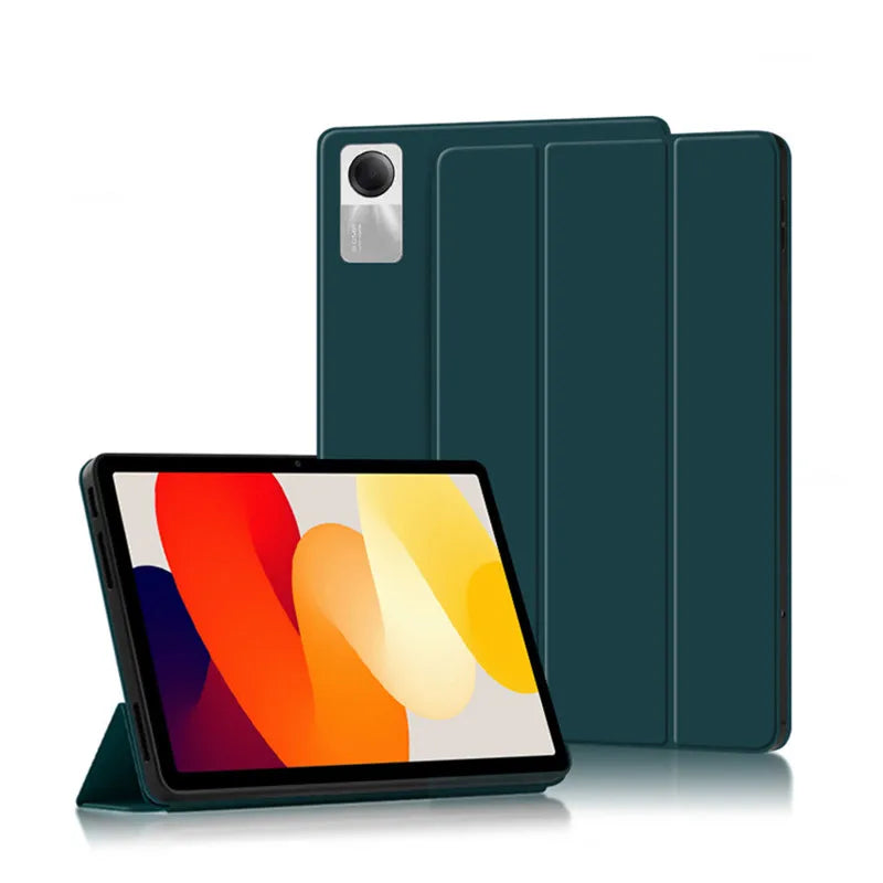 AJIUYU For Xiaomi Redmi Pad SE Case 11 inch 2023 Tri-Folding Flip Stand Cover For Redmi Red Mi Pad SE Tablet Auto Sleep Cover