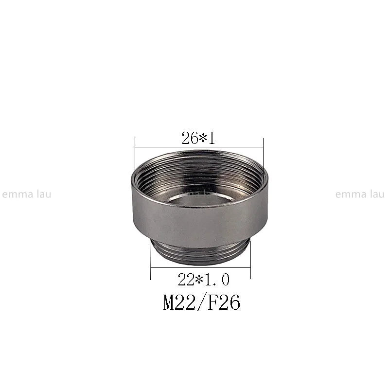 16 17 18 20 21 22 23 24 25 30mm Turn 22 Faucet Aerator Adapter Water Purifier Fittings Brass Kitchen Faucet Plumbing Accessories