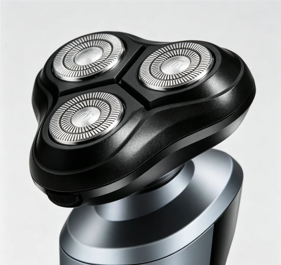 Waterproof Electric Shaver,HTMCK Wet & Dry Shaving, USB Charging, Portable for Travel, Business Trip & Daily Home Use