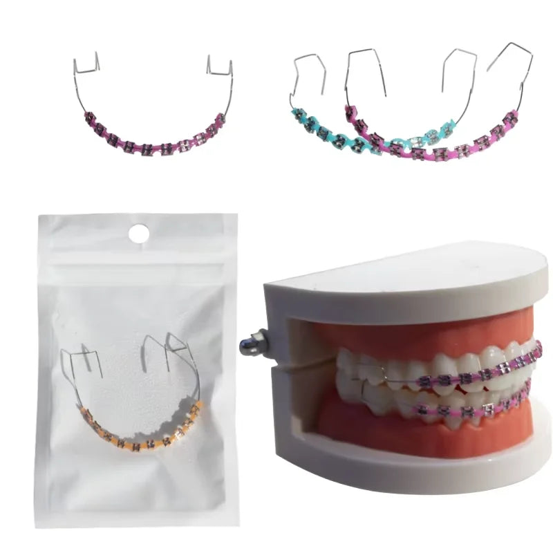 Colorful Orthodontic Ligature Ties – Eight Colors