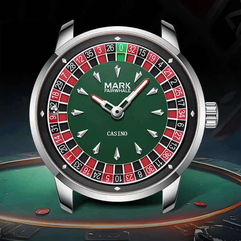 Mark Fairwhale 5031 New Top Brand Men's Quartz Watch Rotating Digital Dial Entertainment Cool Waterproof Night Light Watch Reloj