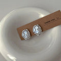 Geometrically Irregular Round Pearl Earrings, Simple and Stylish, Fashion Accessories, a Choice for Women's Gifts.