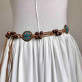 Women's Retro-Ethnic Style Waist Belt Summer New High-End Decorative Versatile Exclusive Crafted Cord
